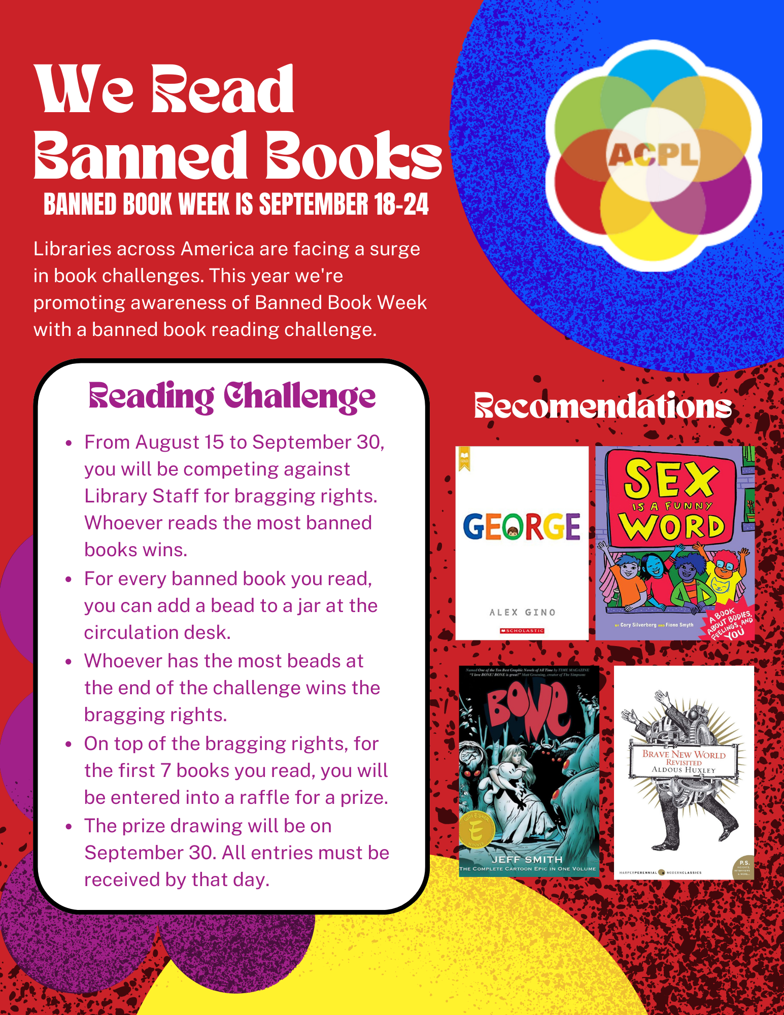 Banned Books Reading Challenge 2022 Albany County Public Library 